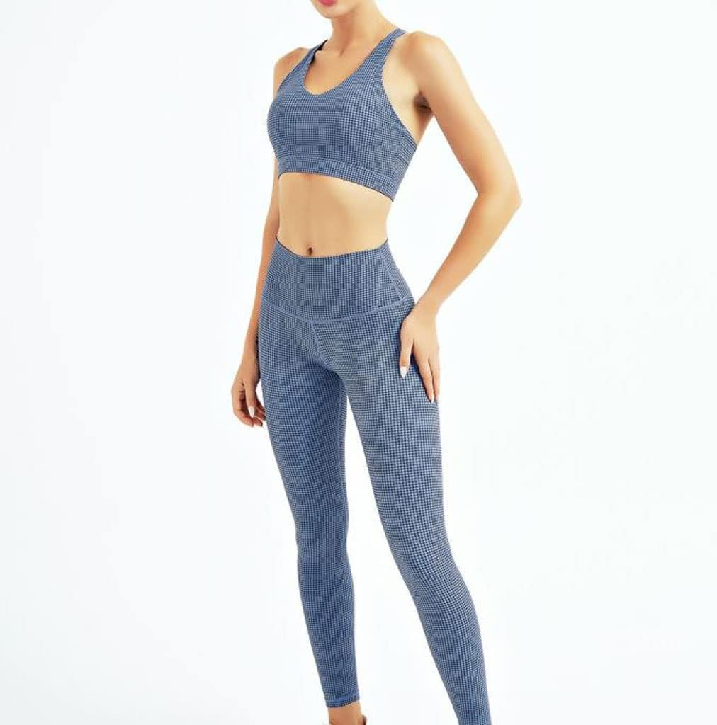 AFPSDLFJDLS Seamless Women's Sportswear Workout Set Gym Clothing Tracksuit Female Clothes Two Piece Yoga High Waist Leggings