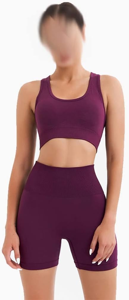 AFPSDLFJDLS Two Piece Set Women Sport Suits Seamless Yoga Gym Clothing Workout Sportswear High Waist Leggings Sports Top - Image 5