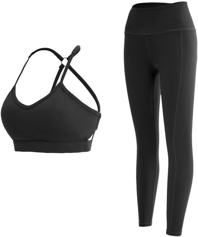 AFPSDLFJDLS Women's Yoga Set Women Gym Clothing Tranksuit Seamless Workout Sportswear High Waist Leggings+Sports Bra Crop Top - Image 5