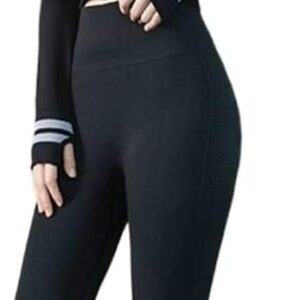 AFPSDLFJDLS Yoga Clothing Quick-Drying Clothes Professional Gym Outdoor Running Sports Suit Female Autumn(Large)