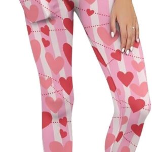 Biyejit High Waist Yoga Pants with Pockets, Tummy Control Workout Running Yoga Leggings for Women Plus Size XS-3XL