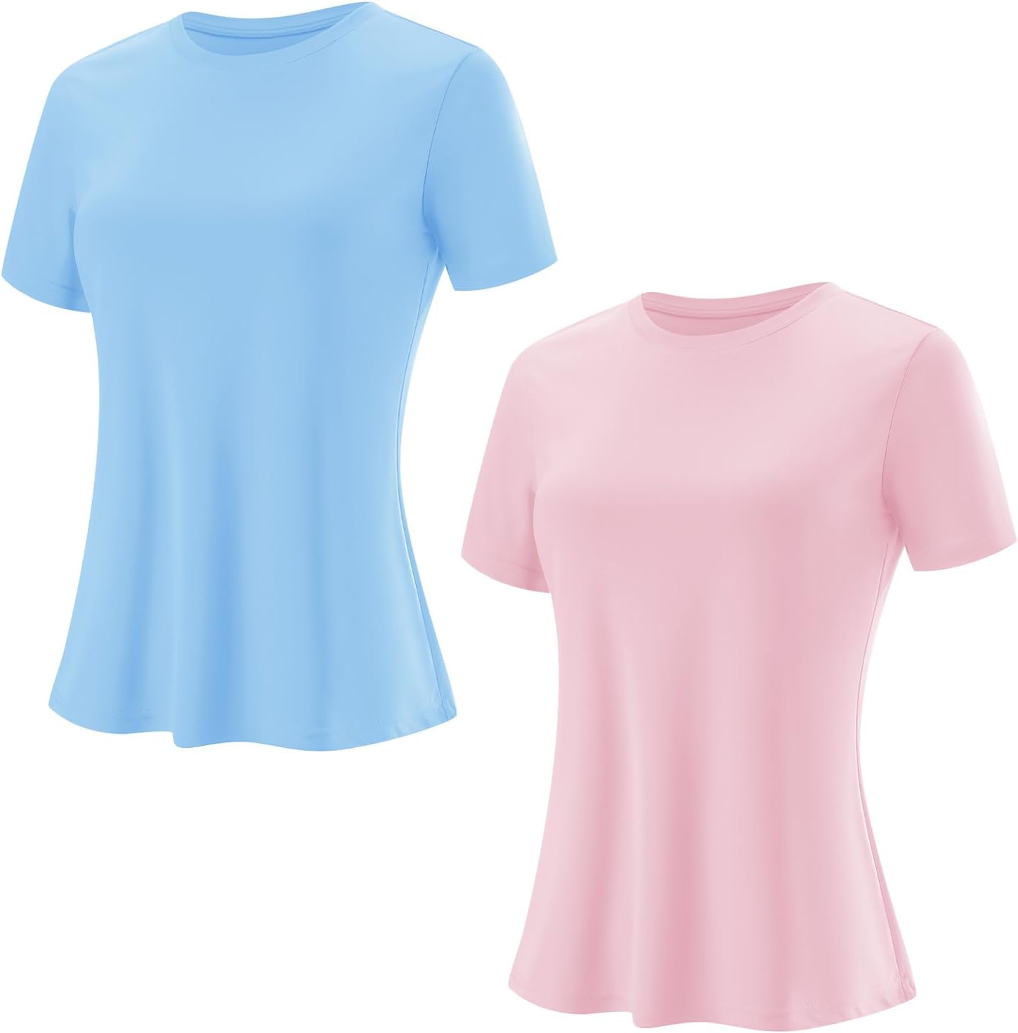Blingfit Workout Tops for Women Short Sleeve Yoga Shirts Sports Gym Tshirts Quick Drying Running Top UPF 80+ Sun Protection - Image 23