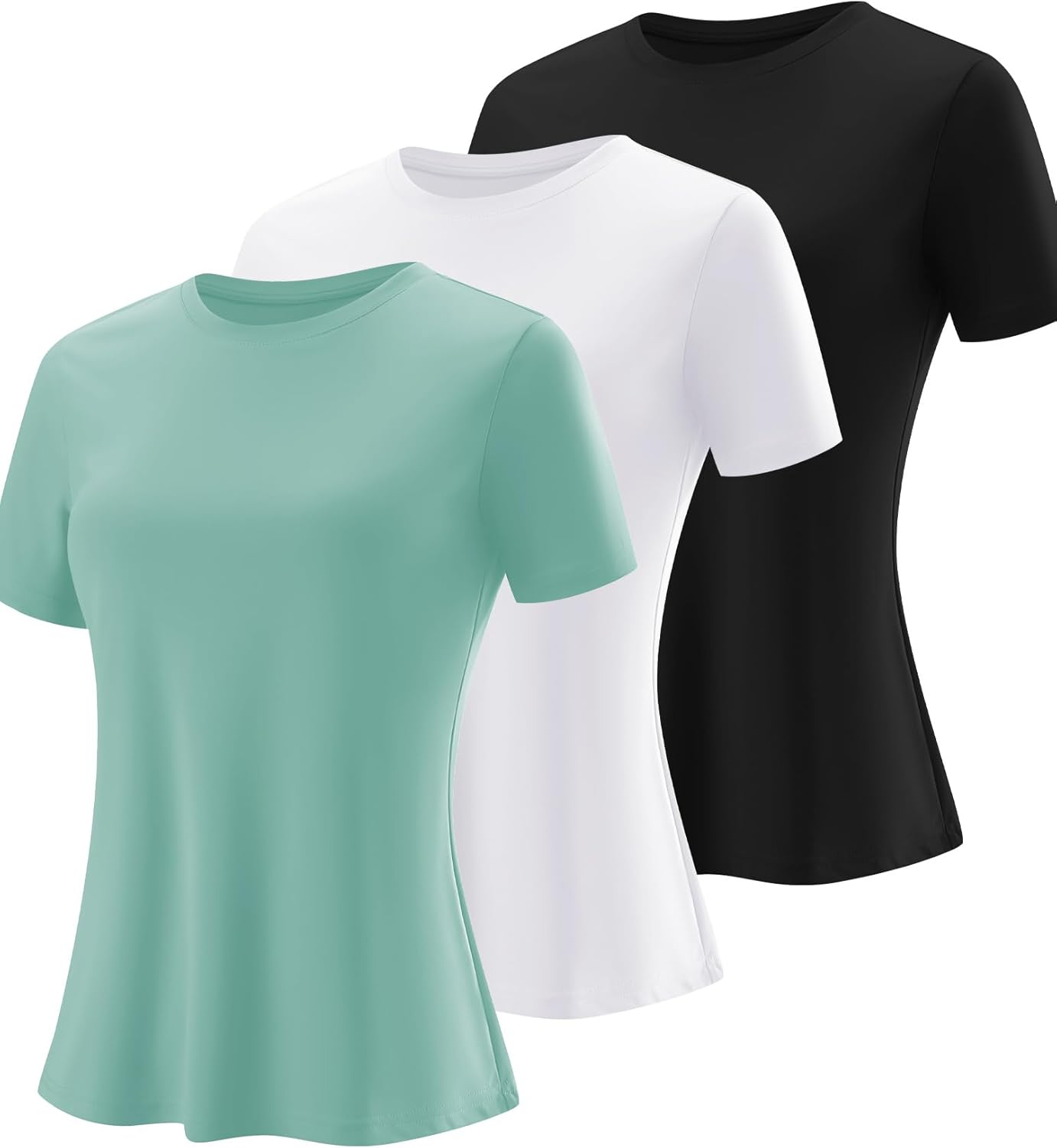 Blingfit Workout Tops for Women Short Sleeve Yoga Shirts Sports Gym Tshirts Quick Drying Running Top UPF 80+ Sun Protection - Image 16