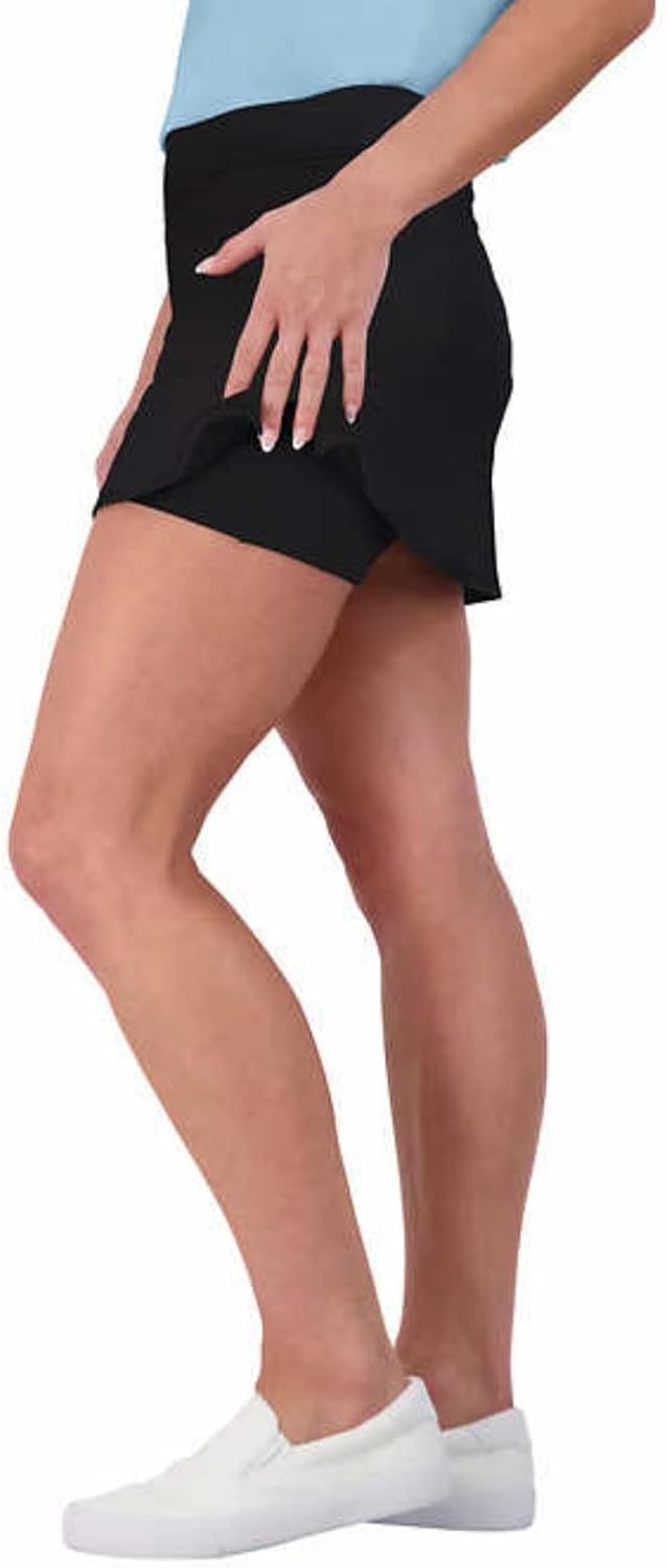 Colorado Clothing Tranquility Women's Everyday Casual Skirt | Gym/Golf/Tennis/Activewear/Athletic Short Skort (Solid Black, Small) - Image 2