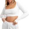 Gym King Women Crop Tee Sport Balance Ls Fashion Casual Sportstyle Clothing New