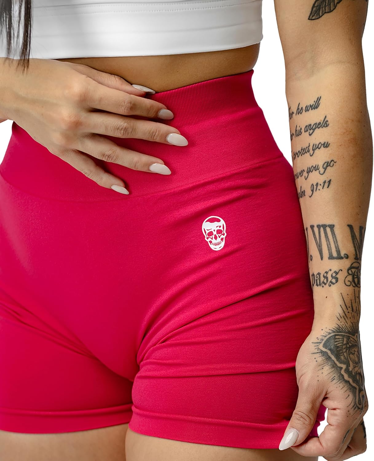 Gymreapers Infinity Seamless Workout Shorts High Waist Biker Shorts for Women Athletic Gym Running Pilates Yoga Sport Short - Image 5