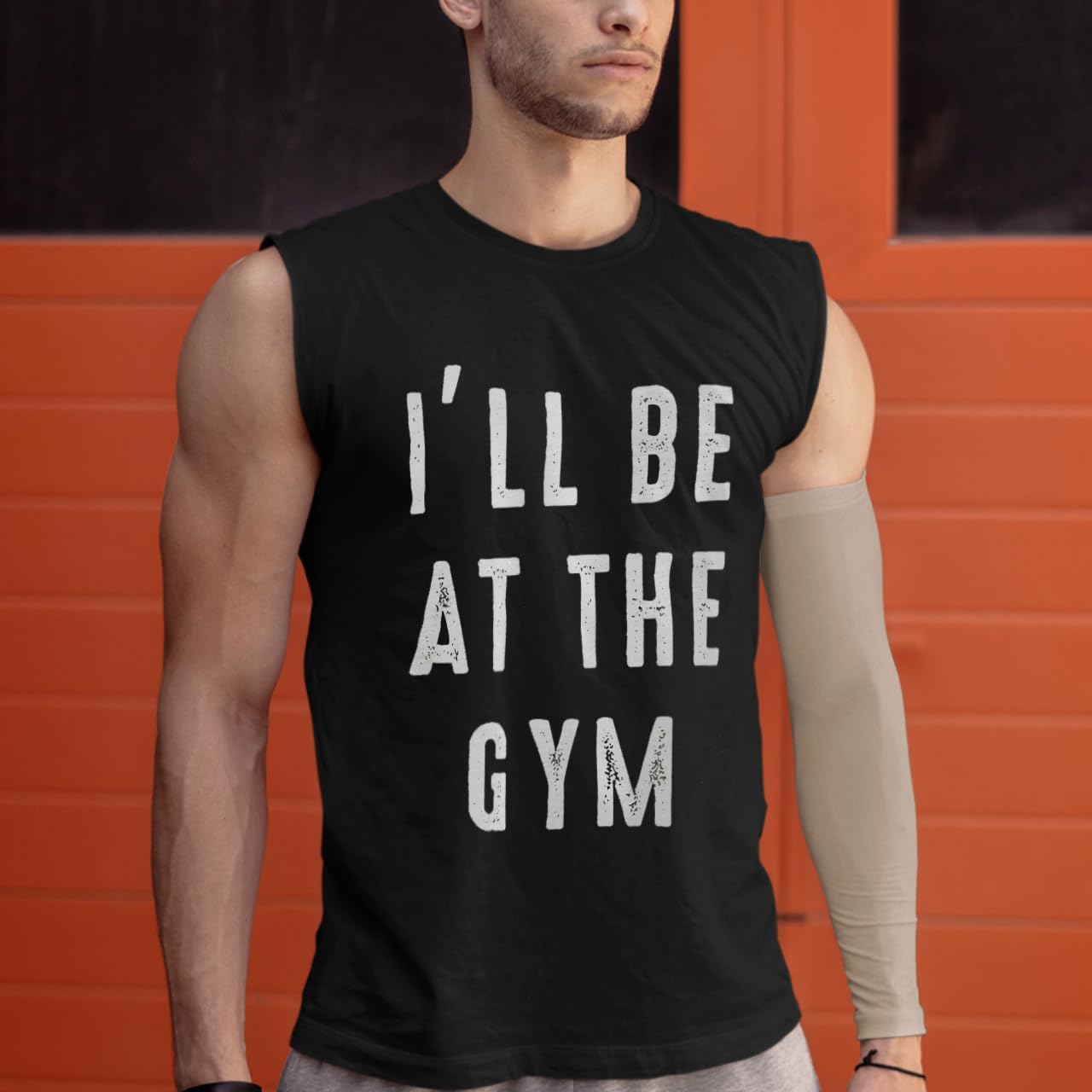 I'll Be at The Gym Jersey Muscle Tank - Workout Inspired Stuff - Gym Motif Clothing - Image 8