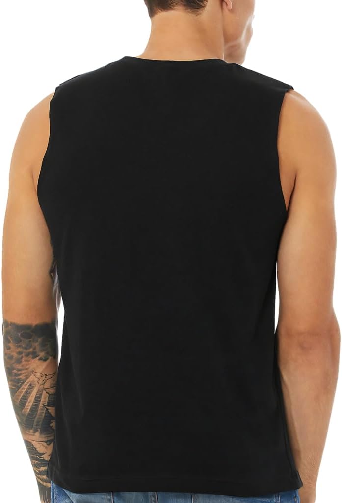 I'll Be at The Gym Jersey Muscle Tank - Workout Inspired Stuff - Gym Motif Clothing - Image 3