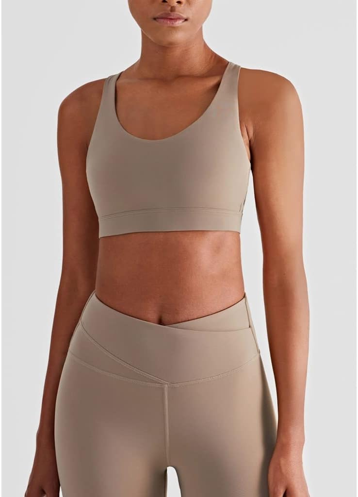 JOQWJPOIJ Women Fitness Bra Tight Sport Tank Top Support Gym Clothes Yoga Vest with Removable Chest Pad - Image 2