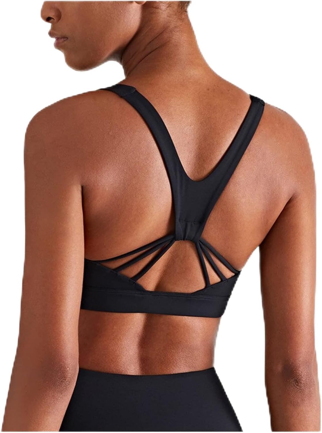 JOQWJPOIJ Women Fitness Bra Tight Sport Tank Top Support Gym Clothes Yoga Vest with Removable Chest Pad