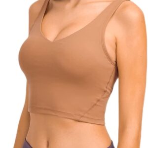 JOQWJPOIJ Women Sports Bra Tight Gym Crop Top Yoga Vest with Chest Pad Fitness Clothing