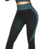 JOYMODE Women's Workout Sets 2 Piece long sleeve High Waist Legging set Crop Top Gym