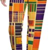 Kente Cloth Pattern Women's Jogger Sweatpants Casual Gym Athletic Yoga Pants with Pockets