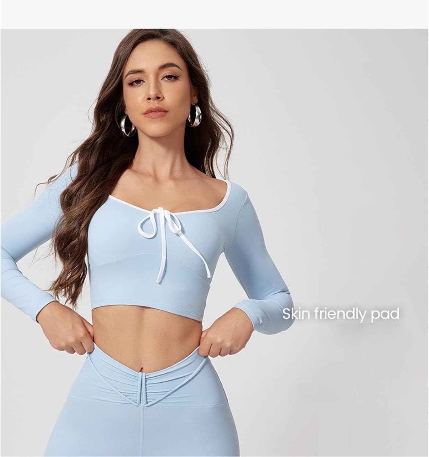 KirinDa Women's Long Sleeve Workout Top (S-XL)\u2014Quick-Dry Fitness Clothing for Yoga, Pilates, Gym, Running & Dance - Image 6