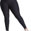 Leggings Matt Black high Waist, Yoga Pants, Gym Clothes, Activewear, OneSize, XL, XXL