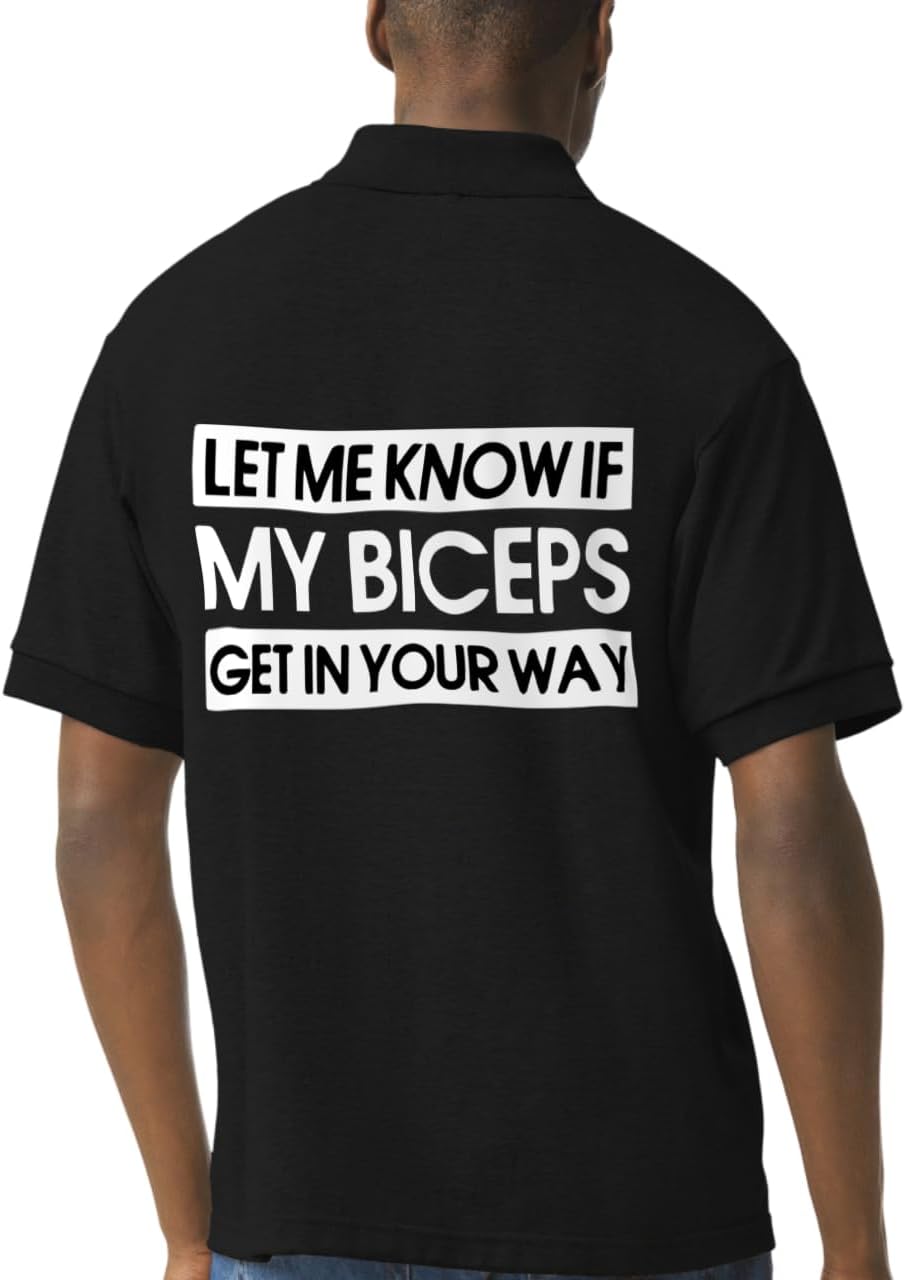 Let Me Know If My Biceps Jersey Sport T-Shirt - Workout Gift - Gym Clothing - Image 2