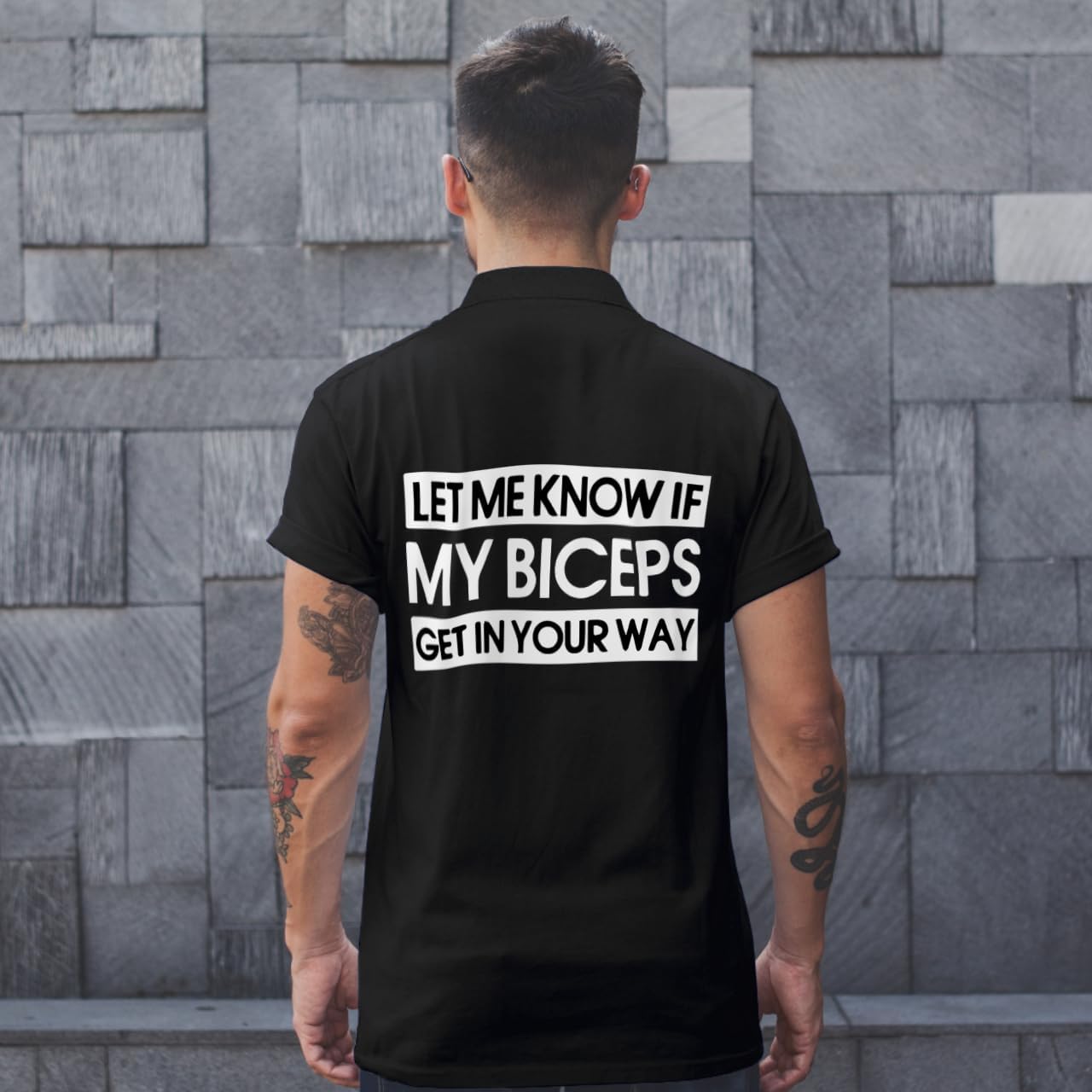 Let Me Know If My Biceps Jersey Sport T-Shirt - Workout Gift - Gym Clothing - Image 6
