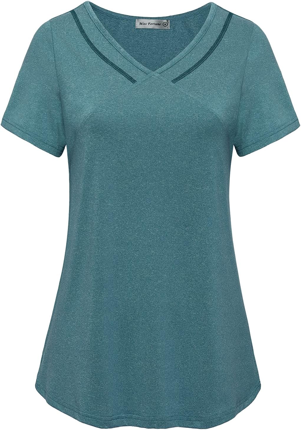 MISS FORTUNE Womens Fast Dry Yoga Tops Workout Clothes - Image 20