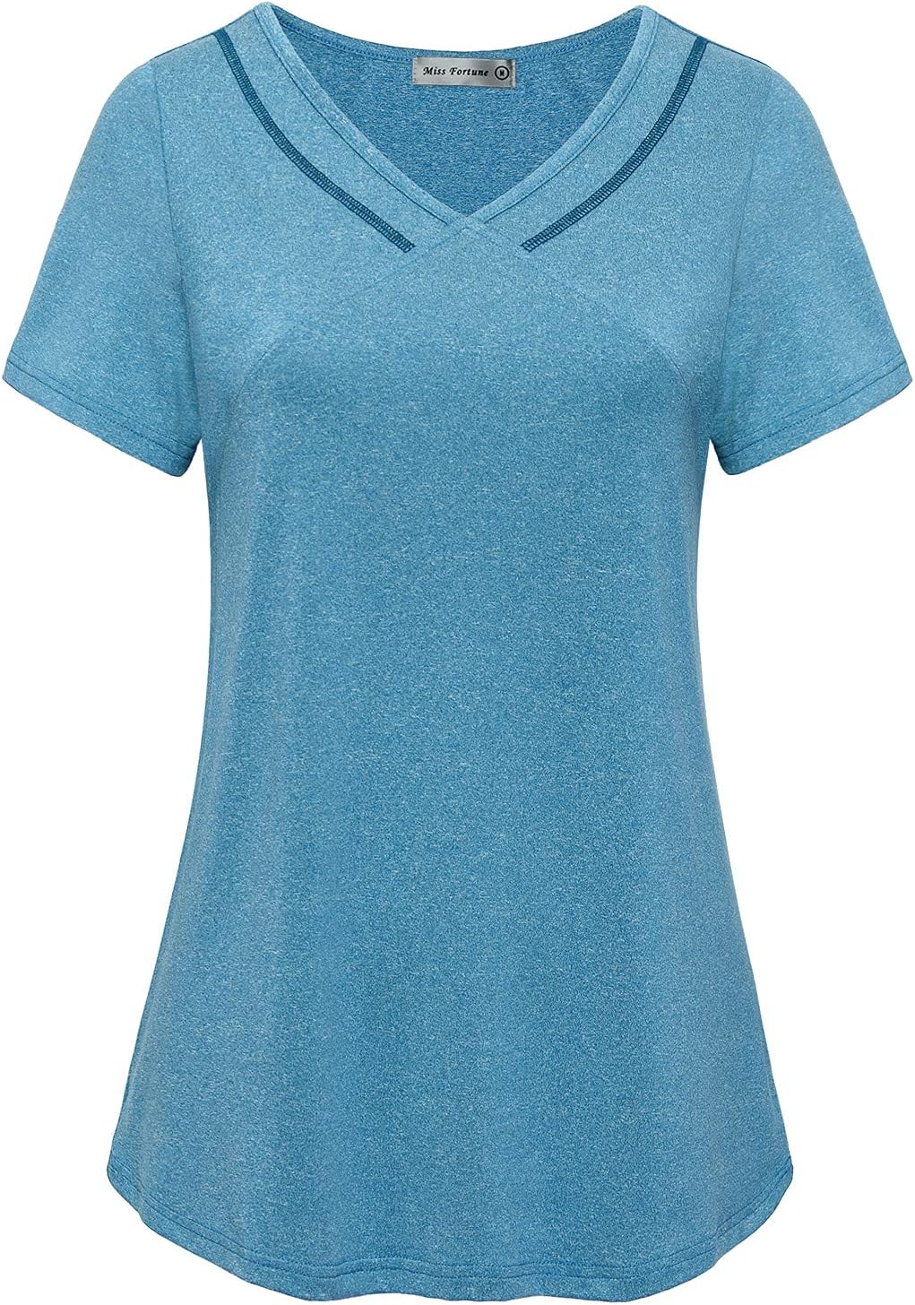 MISS FORTUNE Womens Fast Dry Yoga Tops Workout Clothes - Image 12