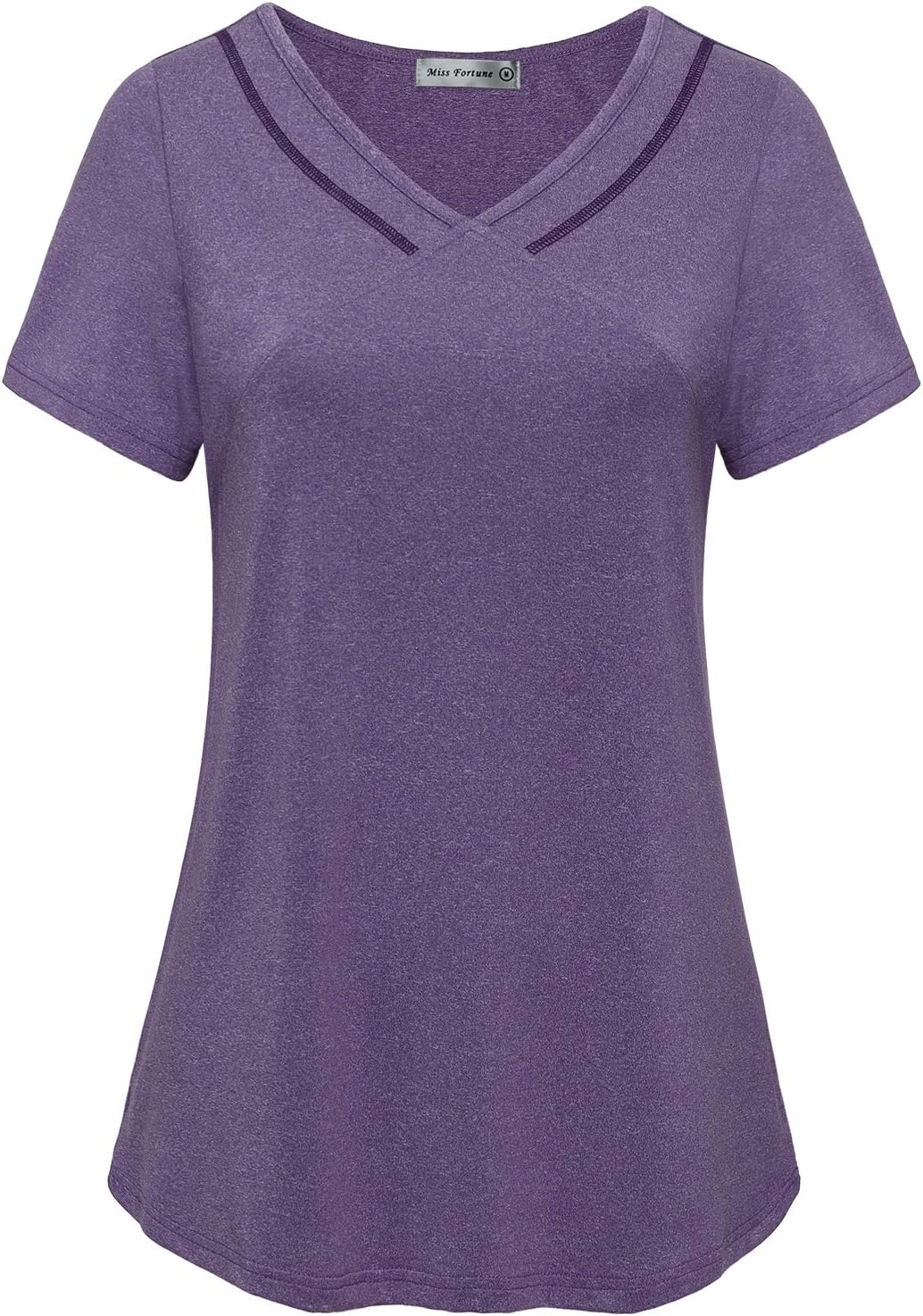 MISS FORTUNE Womens Fast Dry Yoga Tops Workout Clothes - Image 6