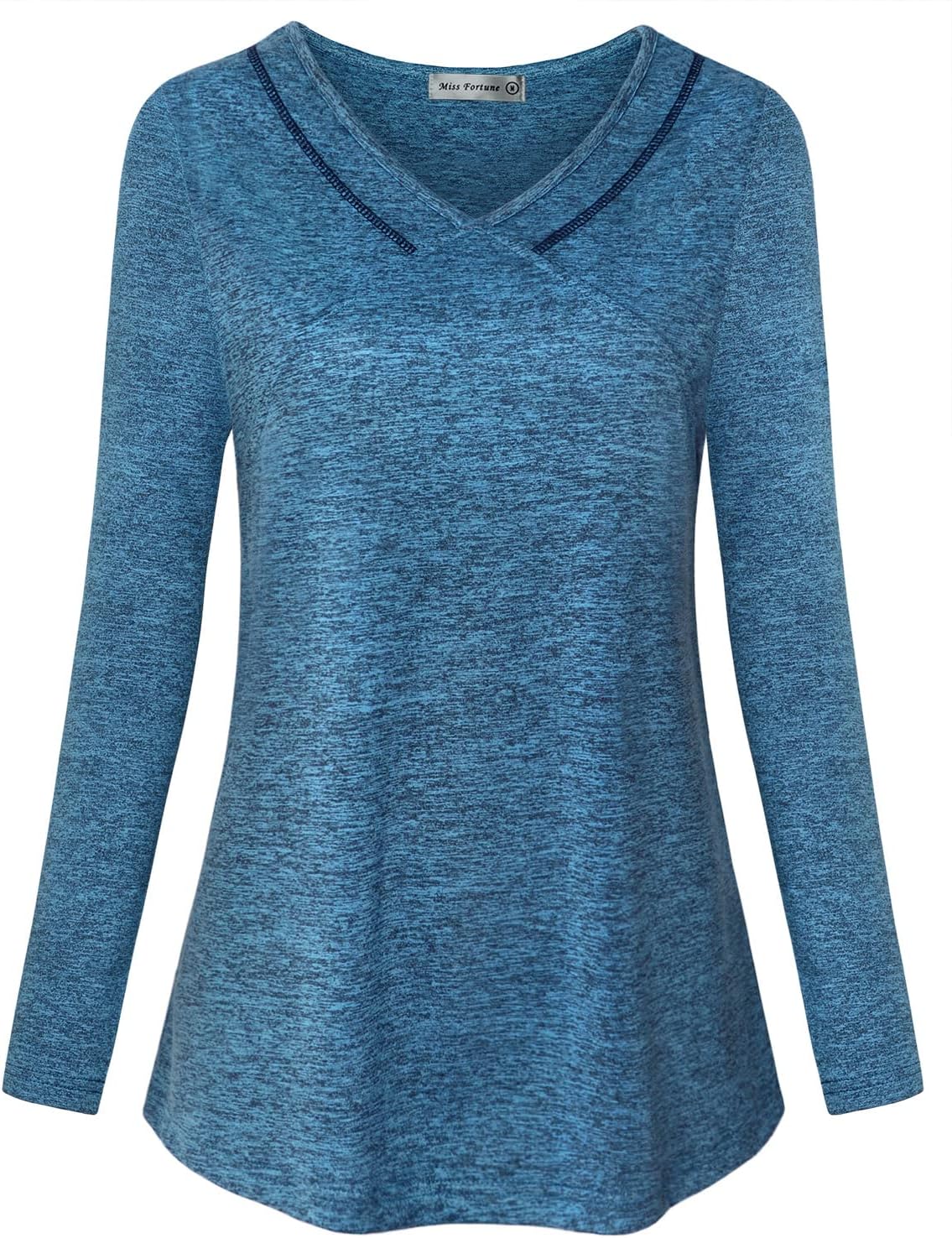 MISS FORTUNE Womens Fast Dry Yoga Tops Workout Clothes - Image 7