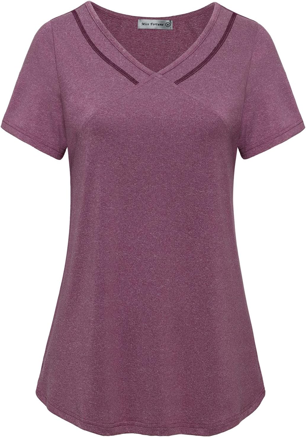 MISS FORTUNE Womens Fast Dry Yoga Tops Workout Clothes - Image 9