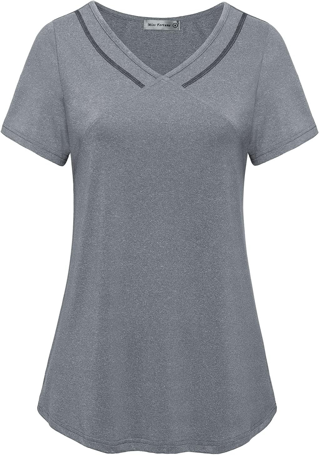 MISS FORTUNE Womens Fast Dry Yoga Tops Workout Clothes - Image 17