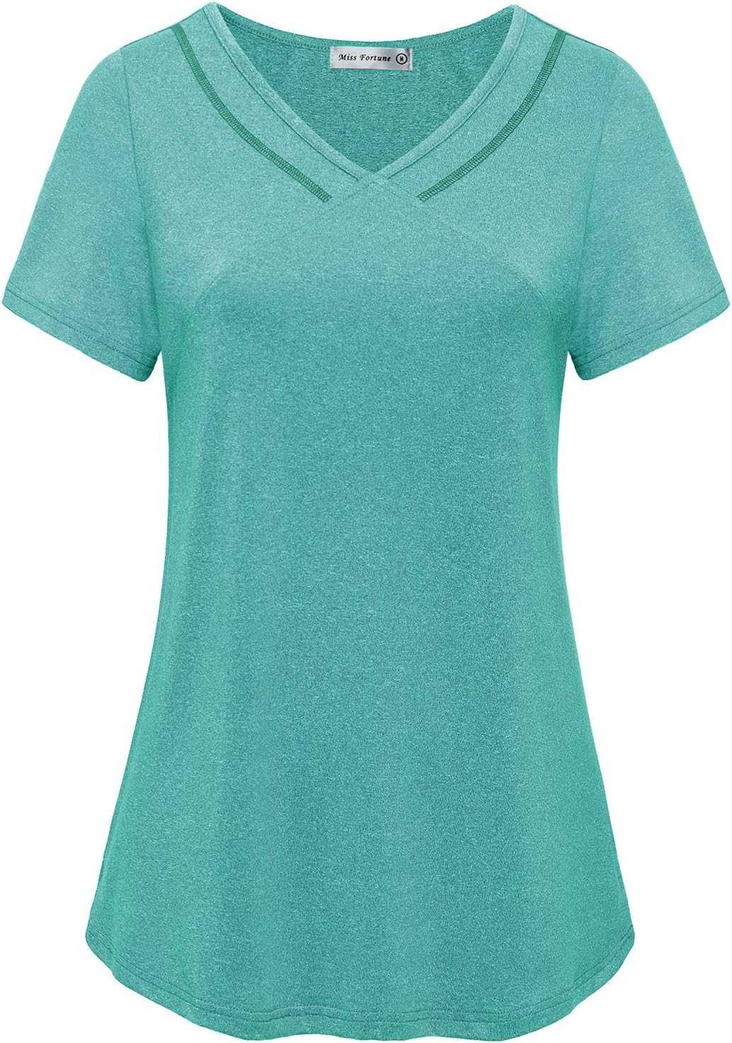 MISS FORTUNE Womens Fast Dry Yoga Tops Workout Clothes - Image 21