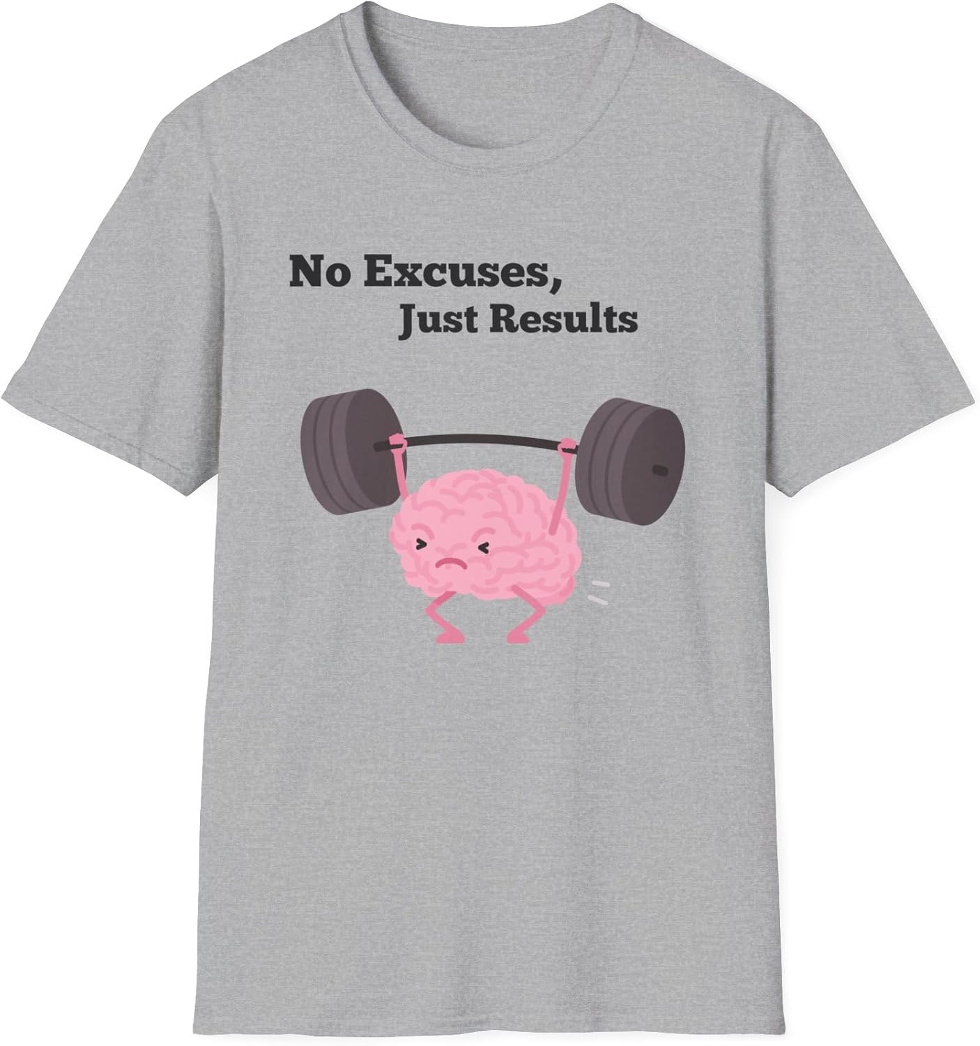 Motivational Workout T-Shirt, Fitness Shirt, No Excuses Tee, Gym Clothing, Gift for Athletes - Image 3