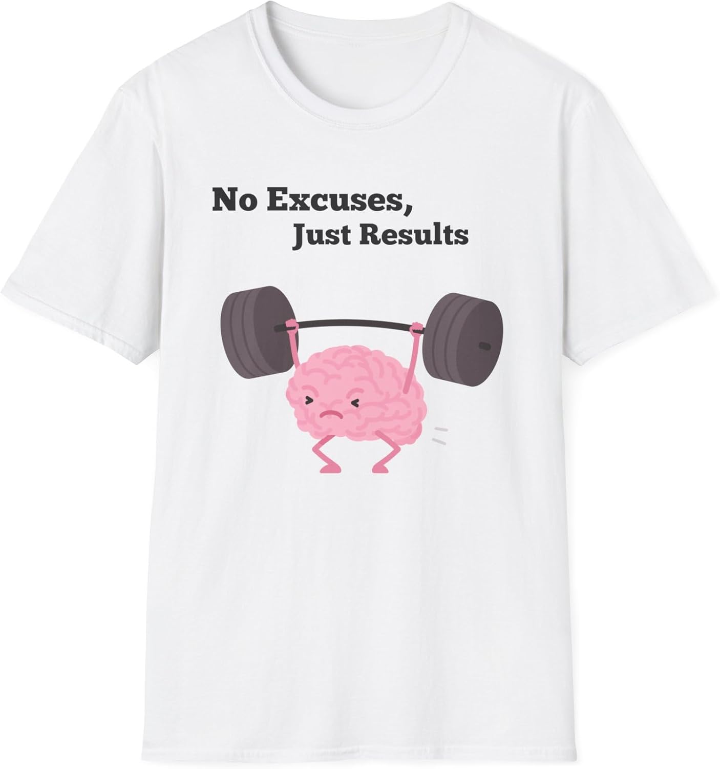 Motivational Workout T-Shirt, Fitness Shirt, No Excuses Tee, Gym Clothing, Gift for Athletes