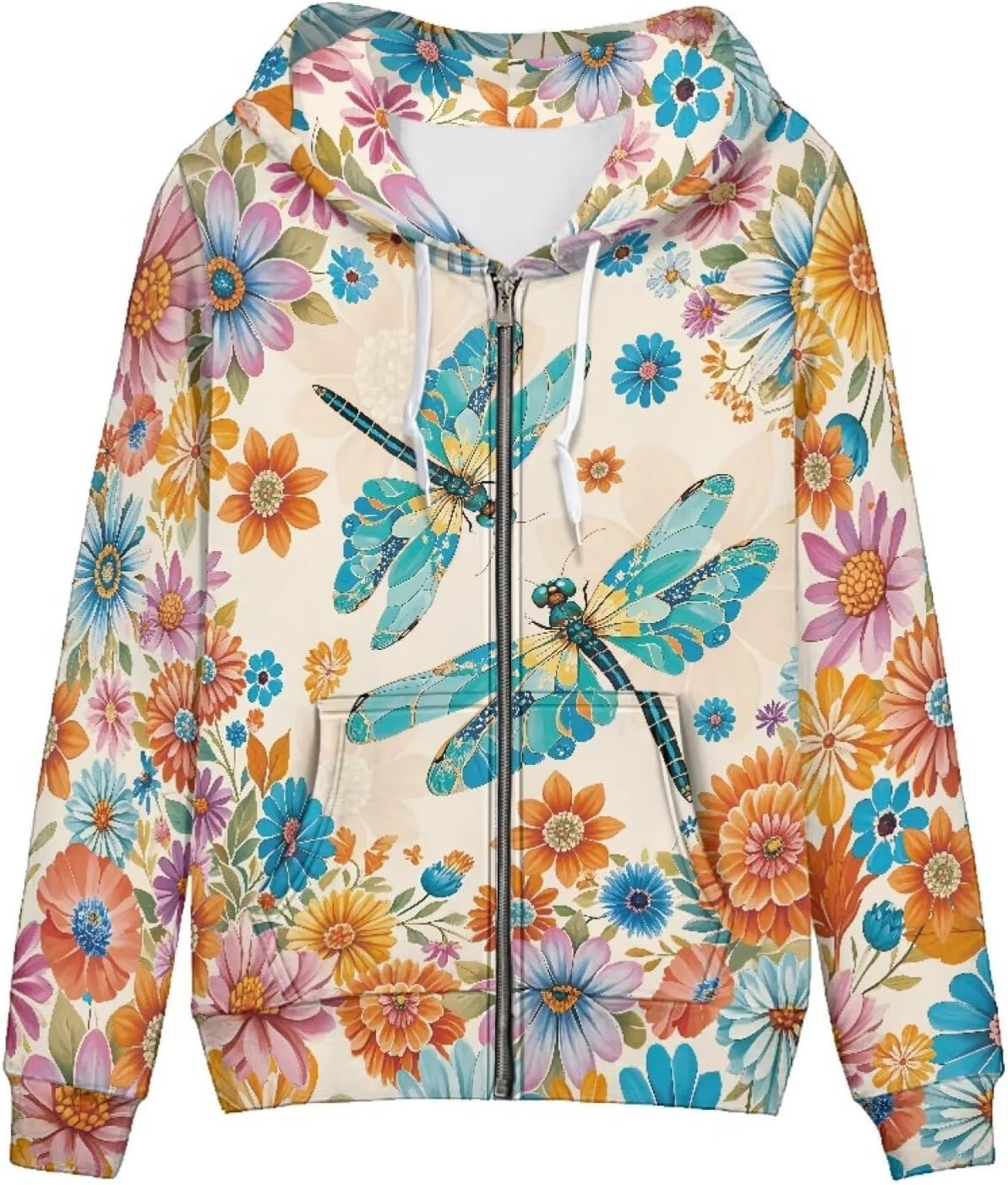 Pointodoor Womens Zip Up Hoodies Long Sleeve Hooded Sweatshirts 2024 Outfits Casual Drawstring Jacket with Pockets - Image 38