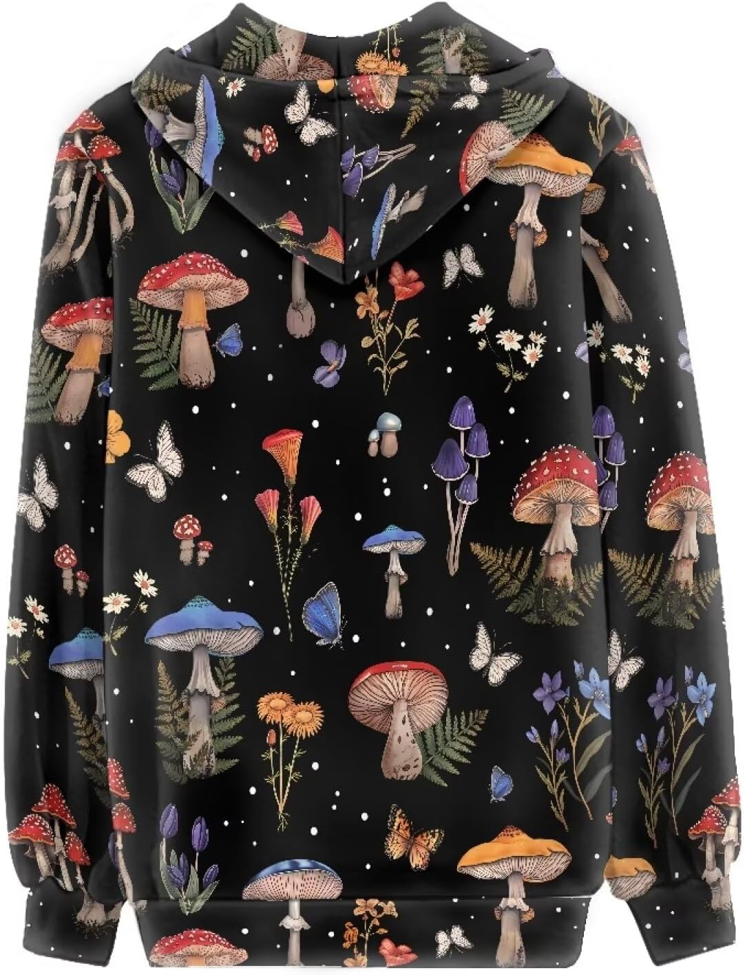 Pointodoor Womens Zip Up Hoodies Long Sleeve Hooded Sweatshirts Casual Drawstring Athletic Jacket with Pockets XS-5XL - Image 2