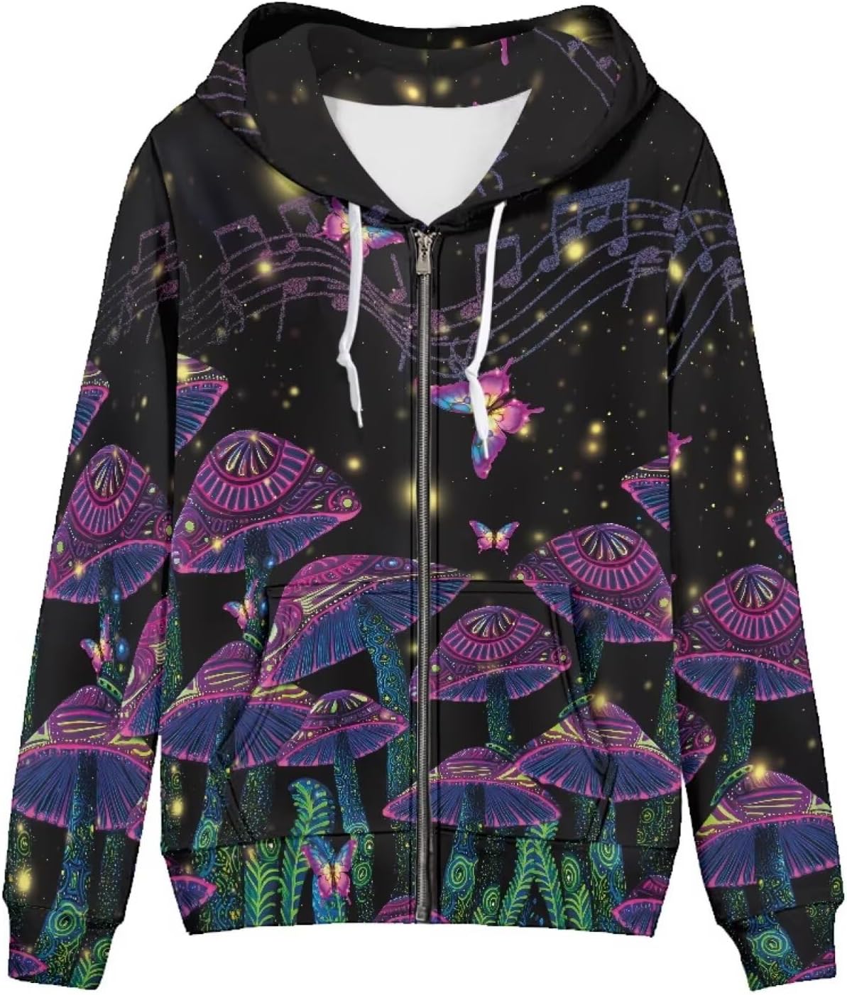 Pointodoor Womens Zip Up Hoodies Long Sleeve Hooded Sweatshirts Casual Drawstring Athletic Jacket with Pockets XS-5XL - Image 10