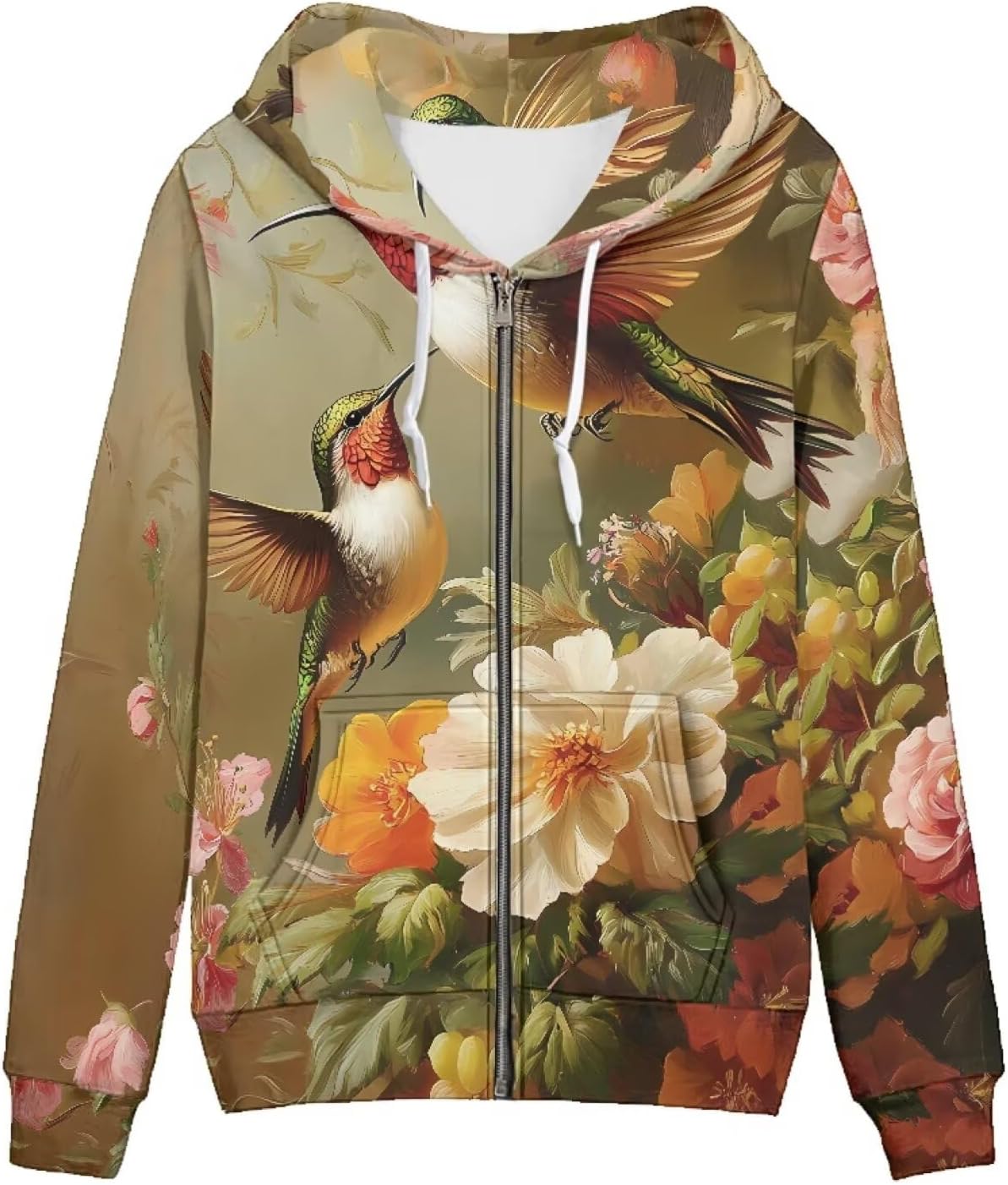 Pointodoor Womens Zip Up Hoodies Long Sleeve Hooded Sweatshirts Casual Drawstring Athletic Jacket with Pockets XS-5XL - Image 42