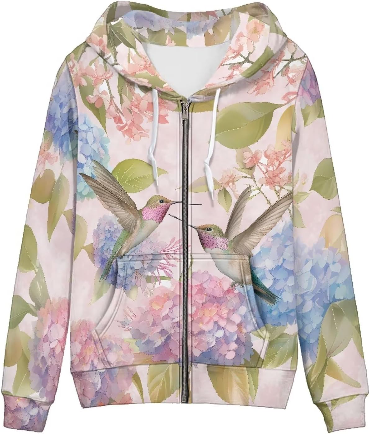 Pointodoor Womens Zip Up Hoodies Long Sleeve Hooded Sweatshirts Casual Drawstring Athletic Jacket with Pockets XS-5XL - Image 24