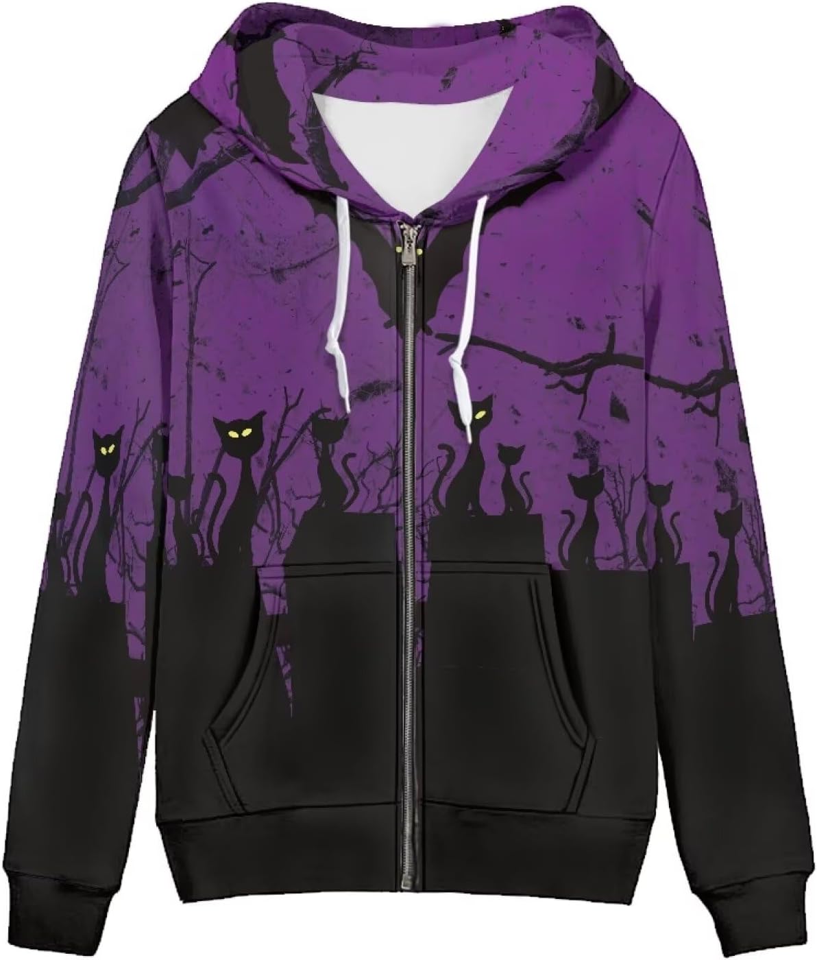 Pointodoor Womens Zip Up Hoodies Long Sleeve Hooded Sweatshirts Casual Drawstring Athletic Jacket with Pockets XS-5XL - Image 19