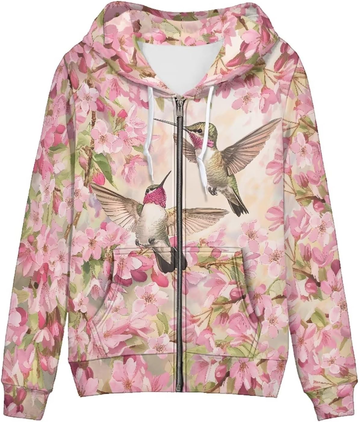 Pointodoor Womens Zip Up Hoodies Long Sleeve Hooded Sweatshirts Casual Drawstring Athletic Jacket with Pockets XS-5XL - Image 22