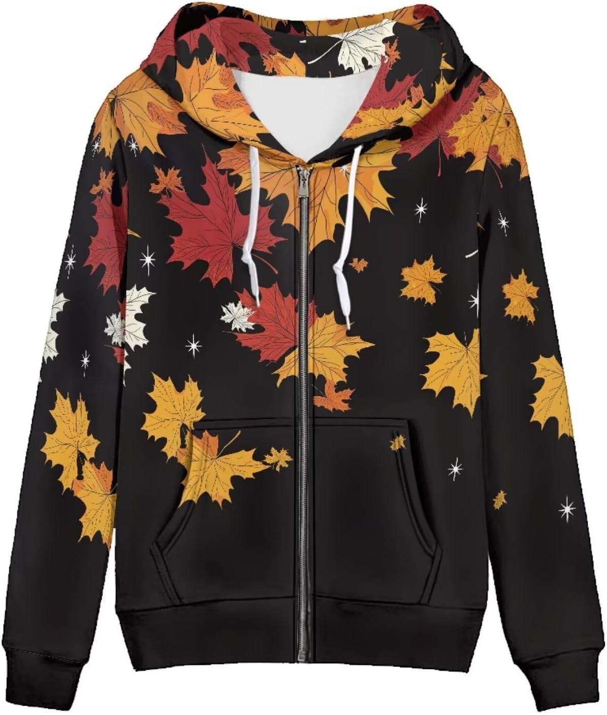 Pointodoor Womens Zip Up Hoodies Long Sleeve Hooded Sweatshirts Casual Drawstring Athletic Jacket with Pockets XS-5XL - Image 35