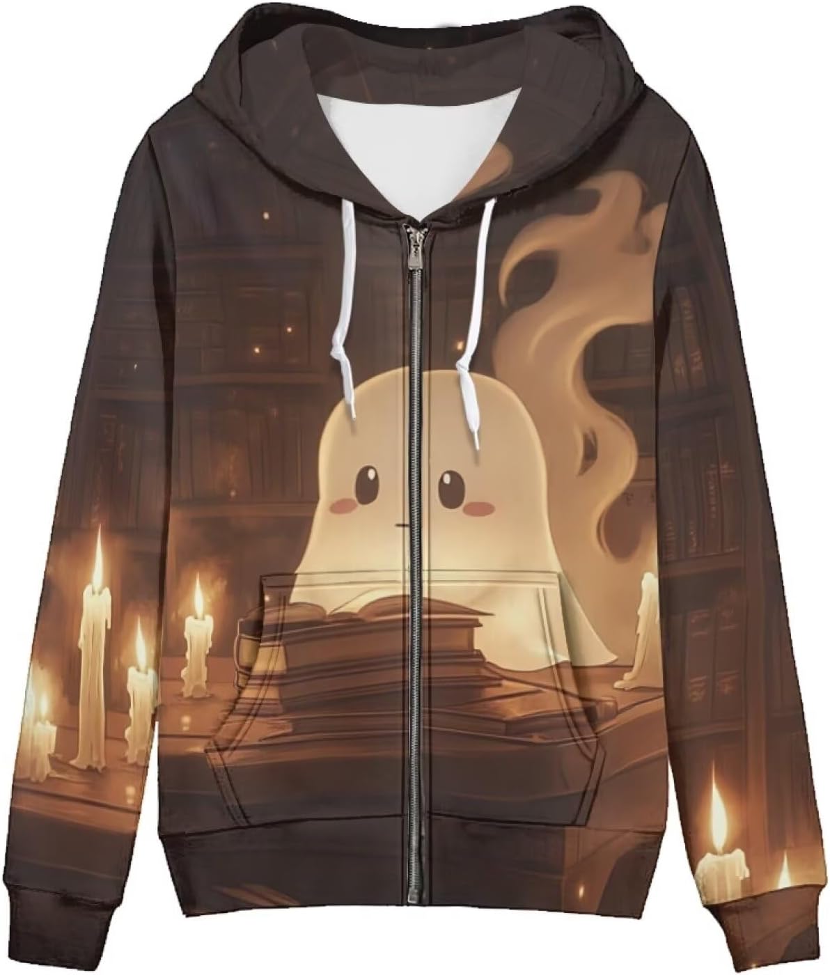 Pointodoor Womens Zip Up Hoodies Long Sleeve Hooded Sweatshirts Casual Drawstring Athletic Jacket with Pockets XS-5XL - Image 8