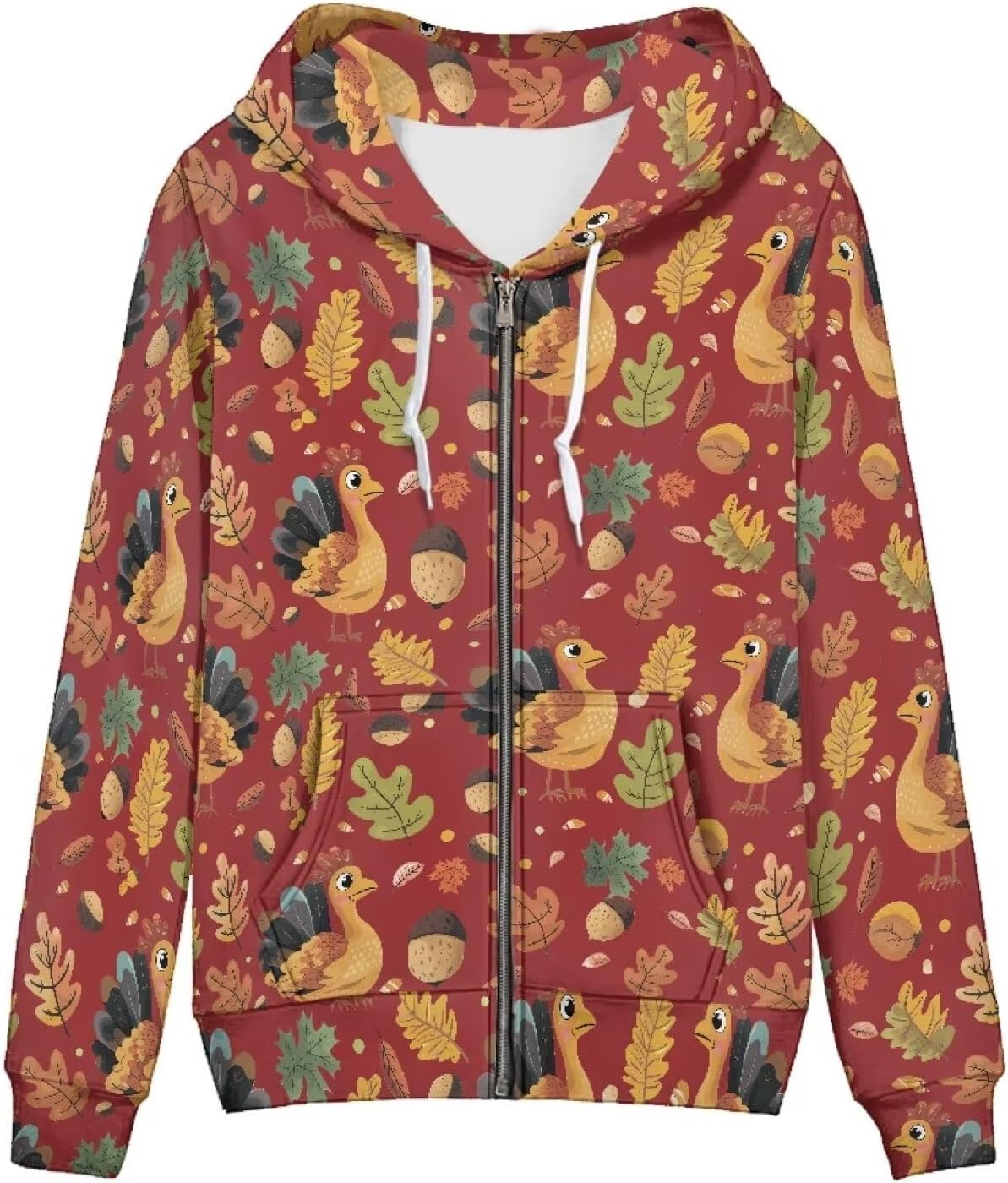 Pointodoor Womens Zip Up Hoodies Long Sleeve Hooded Sweatshirts Casual Drawstring Athletic Jacket with Pockets XS-5XL - Image 25