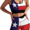 PrelerDIY Women's Yoga Outfit 2 Piece Set Workout Athletic Shorts High Waist Leggings Sports Bra Set Gym Clothes