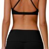 QBGJTD Women Two Piece Workout Sets Back Sports Bras Matching High Waist Booty Lifting Shorts Gym Yoga Jogger Wear Outfits