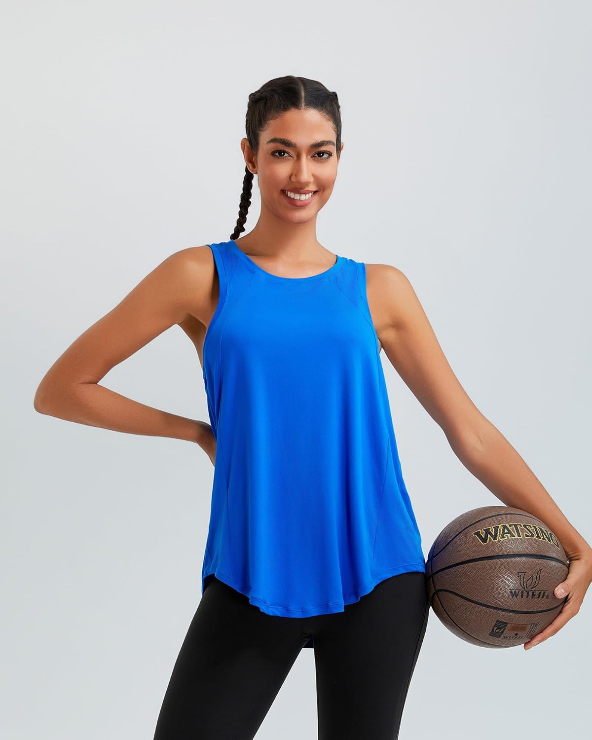 RUNNING GIRL Womens Workout Tops for Women Racerback Tank Tops Yoga Shirts Athletic Running Tank Tops Sleeveless Gym Clothes - Image 2