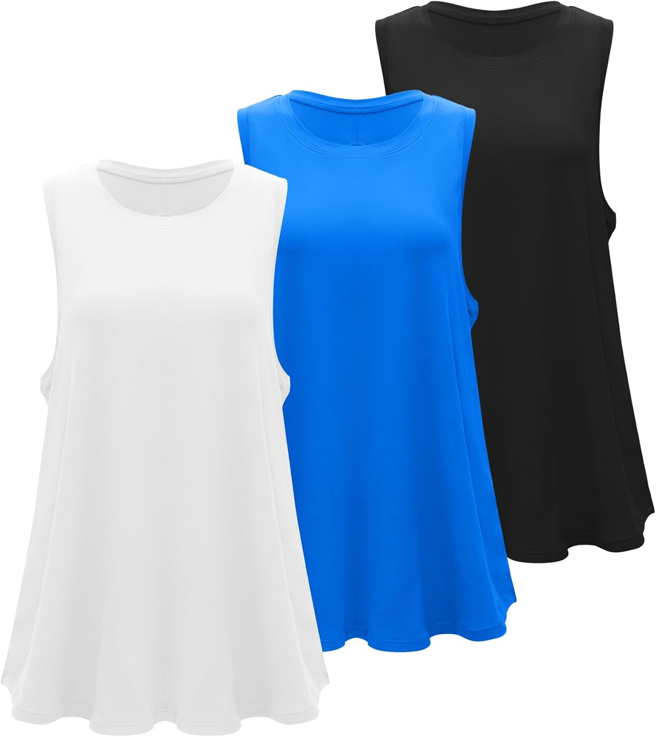 RUNNING GIRL Womens Workout Tops for Women Racerback Tank Tops Yoga Shirts Athletic Running Tank Tops Sleeveless Gym Clothes