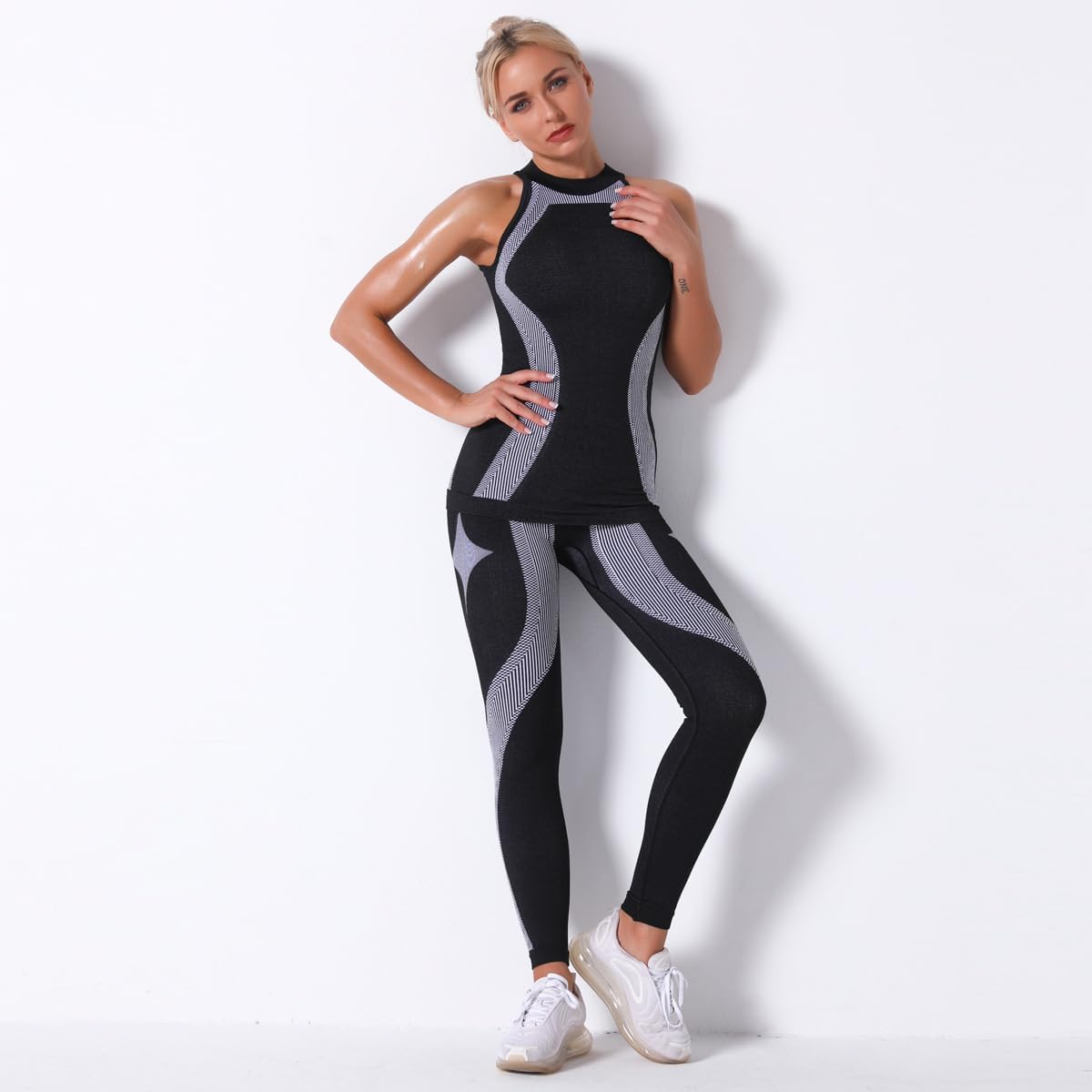 Seamless Bike Suit Women Sportswear Gym Clothing Fitness Dry Fit Yoga Workout Set Woman Sport Outfit - Image 7
