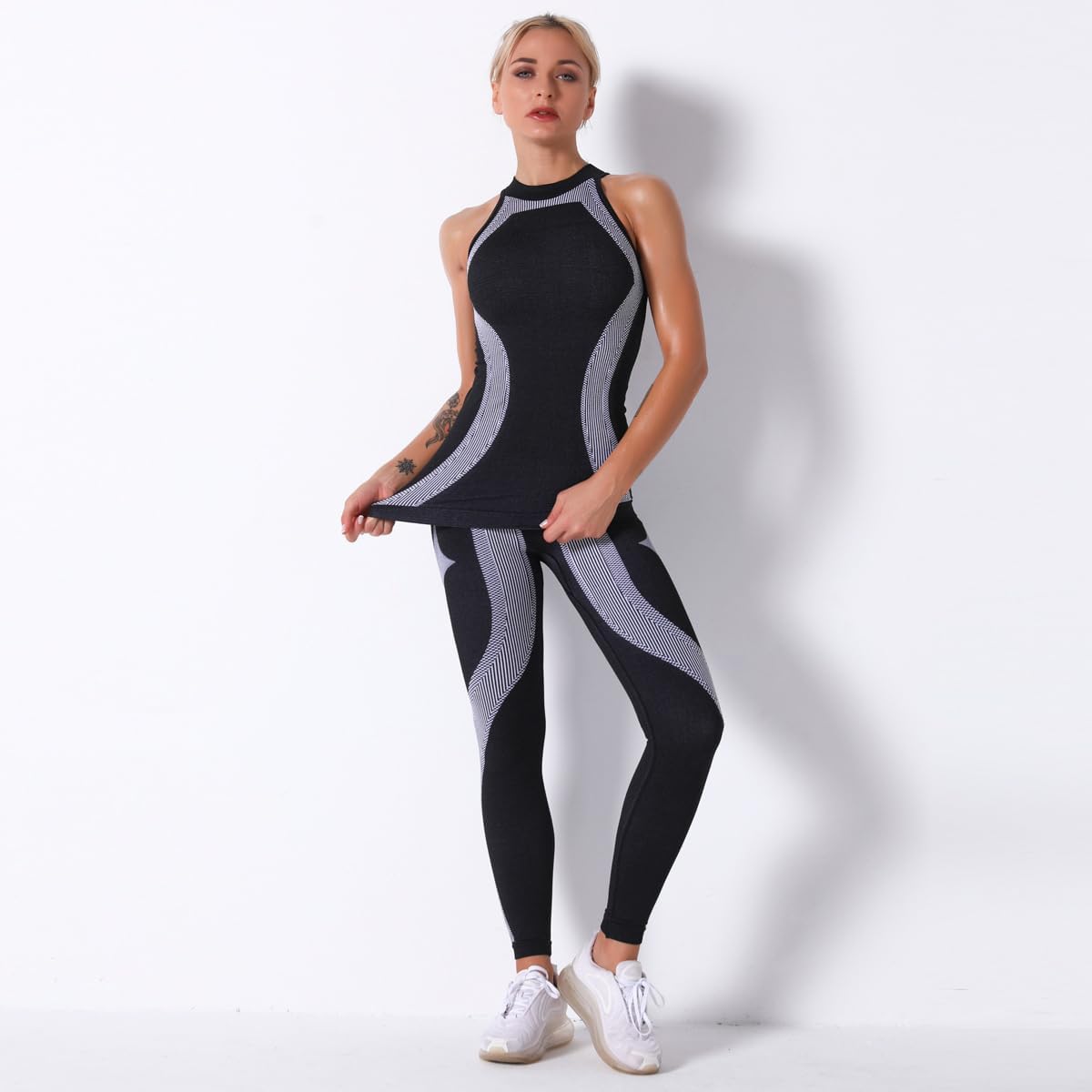 Seamless Bike Suit Women Sportswear Gym Clothing Fitness Dry Fit Yoga Workout Set Woman Sport Outfit - Image 3