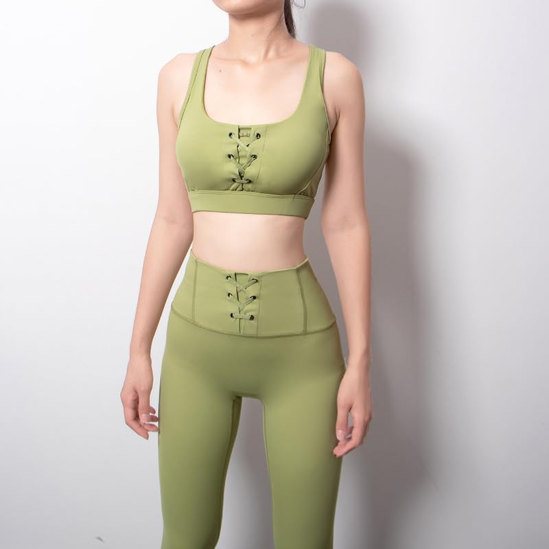 Seamless Women Yoga Set High Waist Leggings Workout Gym Clothing Fitness Slimming Sleeveless Top Sports Suits - Image 2