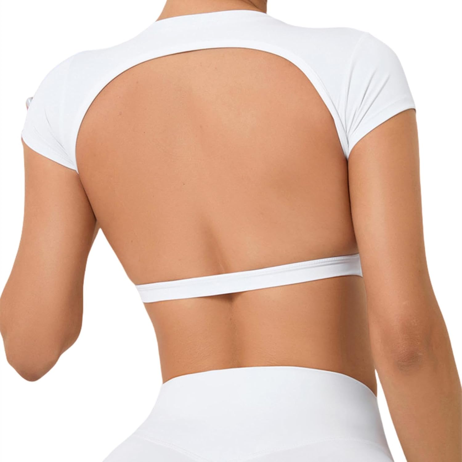 Sports Shirts Breathable Workout Sportswear Fitness Backless Yoga Clothing Chest Pads Sport Tops Gym Top Women - Image 14