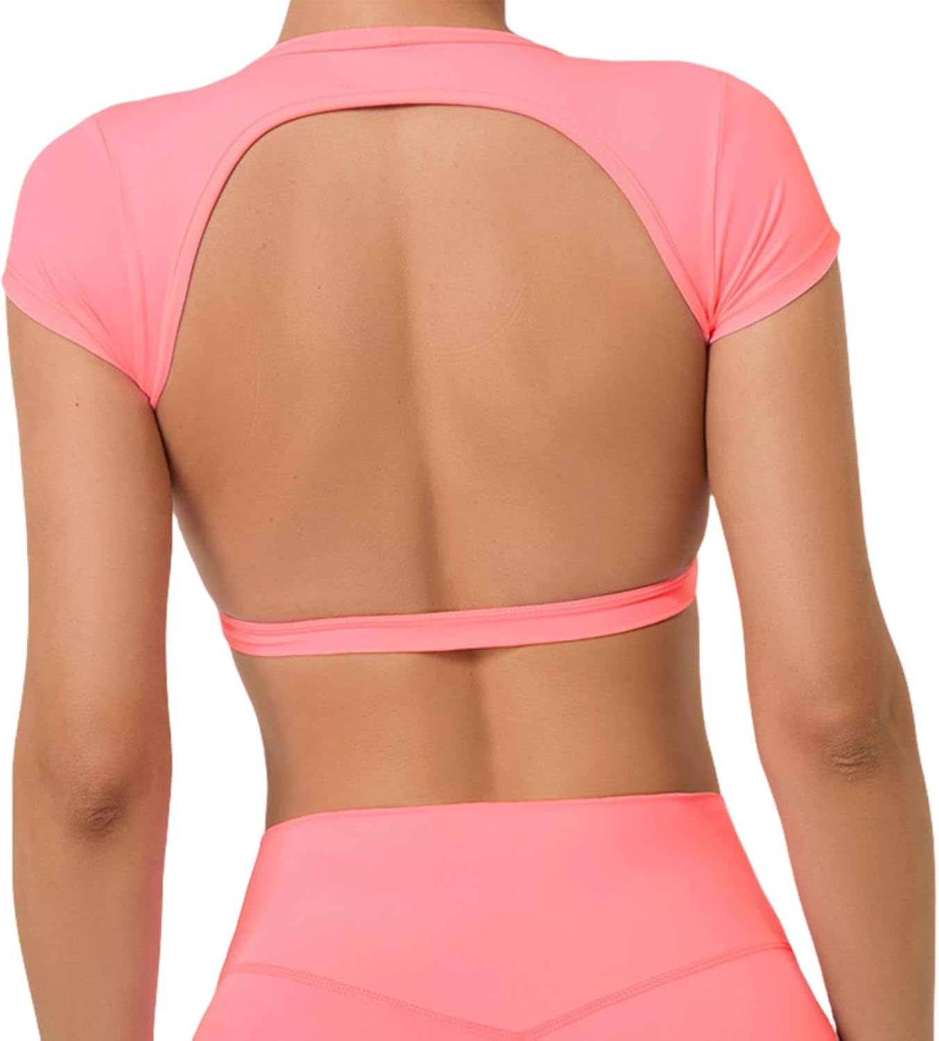 Sports Shirts Breathable Workout Sportswear Fitness Backless Yoga Clothing Chest Pads Sport Tops Gym Top Women - Image 11