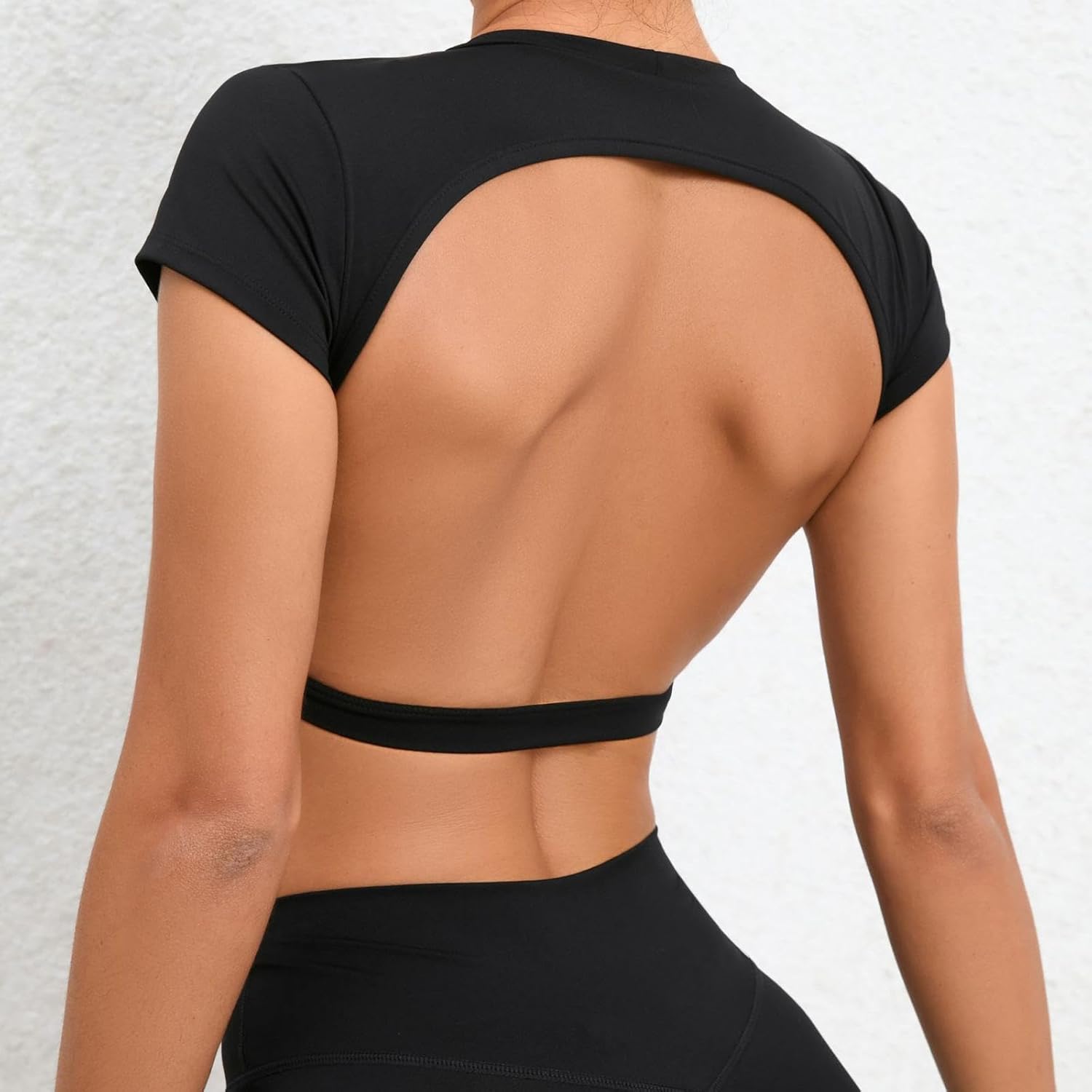 Sports Shirts Breathable Workout Sportswear Fitness Backless Yoga Clothing Chest Pads Sport Tops Gym Top Women - Image 6